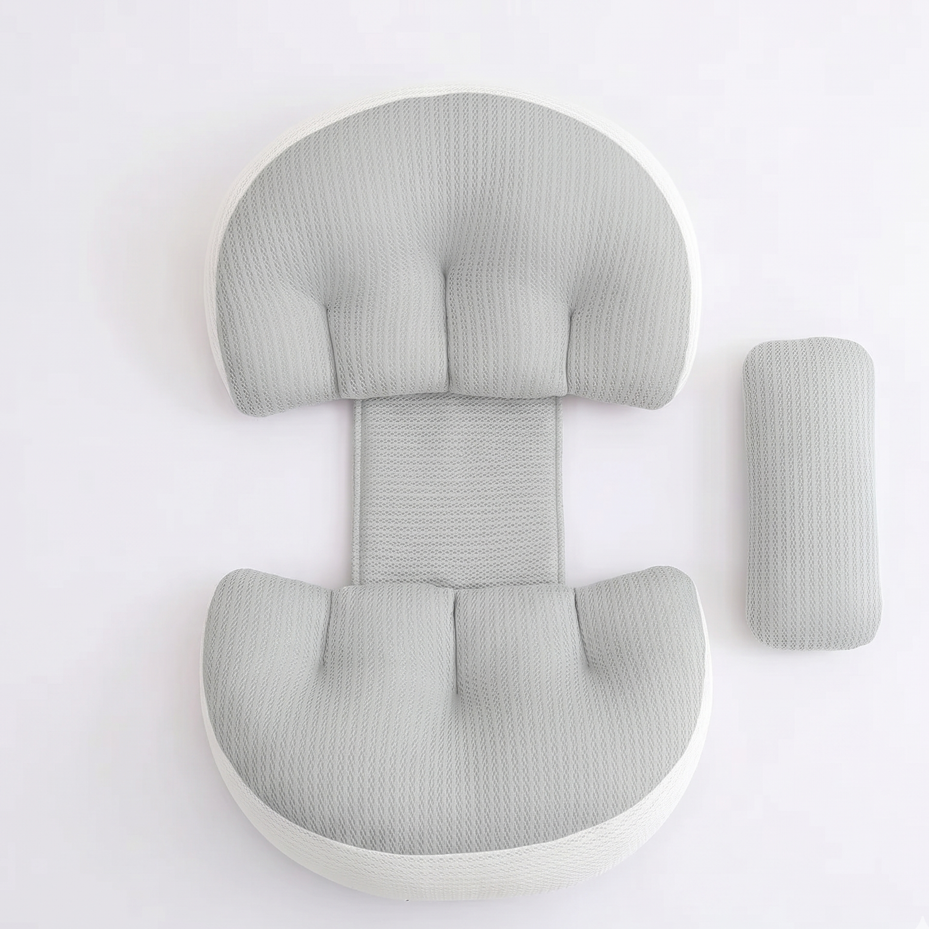 NestConfort | Coussin Grossesse Ergonomique Respirant — 1 Coussin Offert