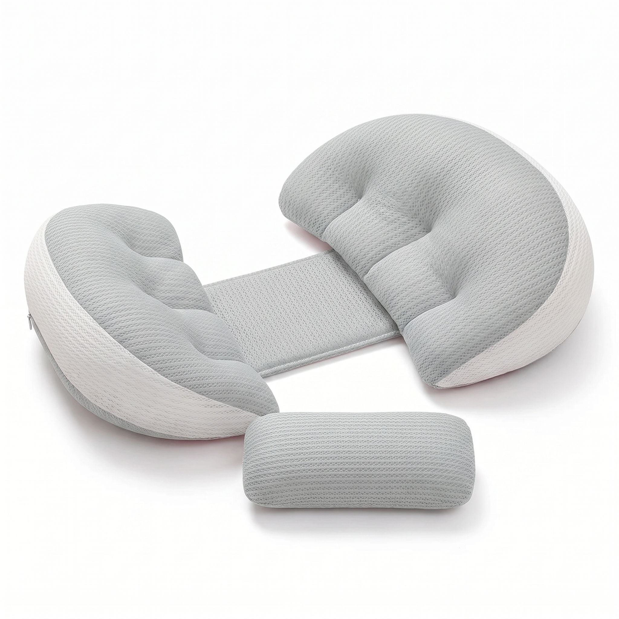 NestConfort | Coussin Grossesse Ergonomique Respirant — 1 Coussin Offert