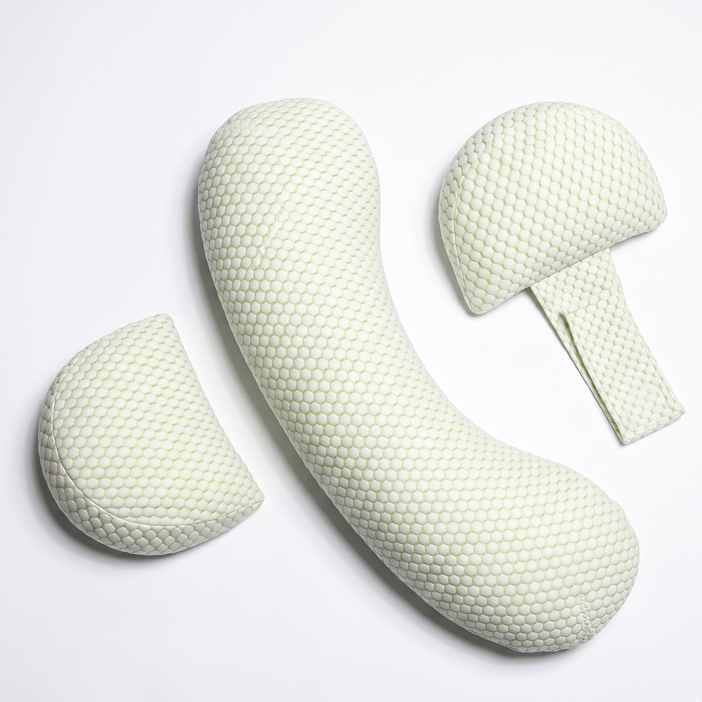 ModulZen | Set Grossesse Modulaire 3 Pièces — Tissu Nid d'Abeille Respirant
