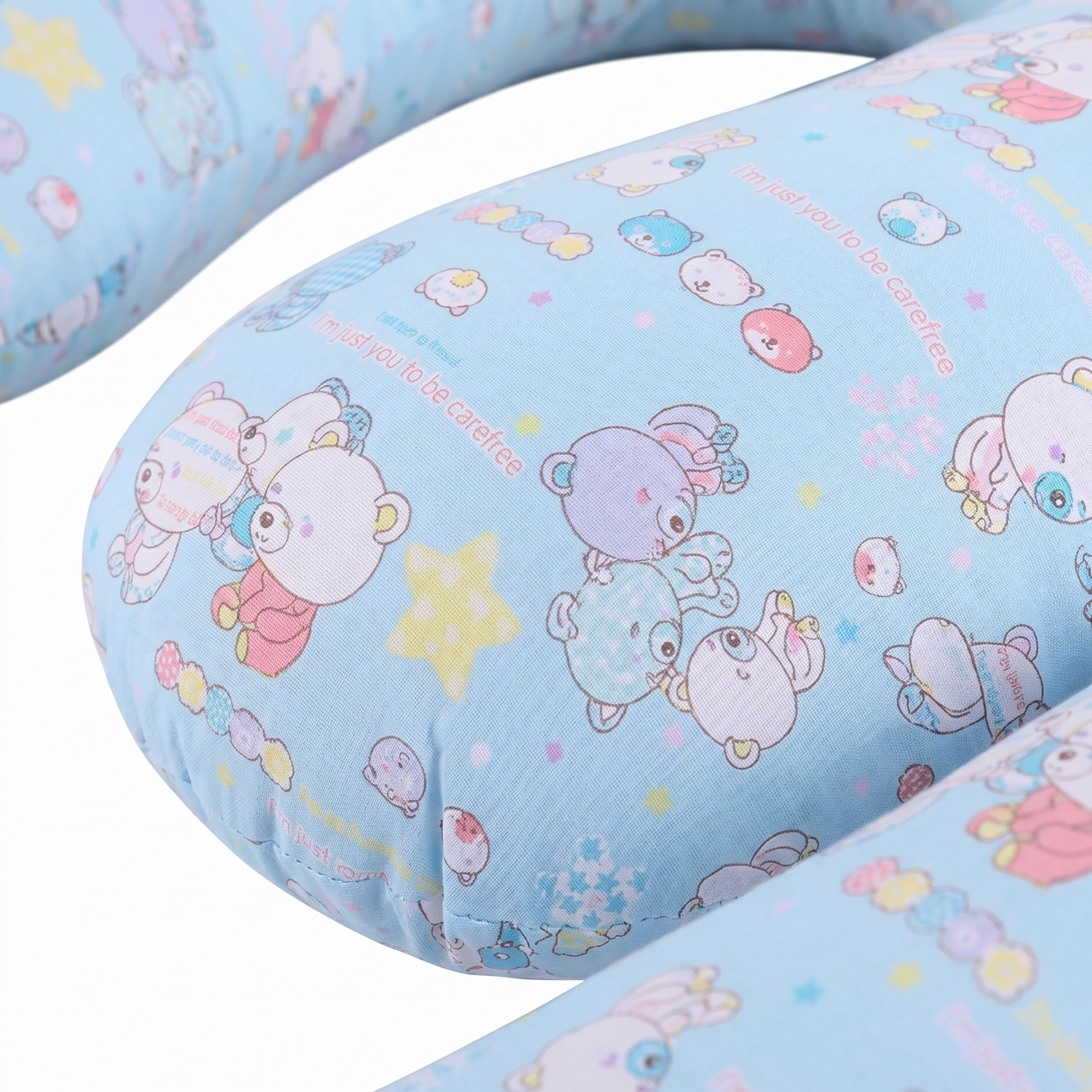 DouxKawaii | Coussin de Grossesse en U Corps Entier — Imprimé Animaux